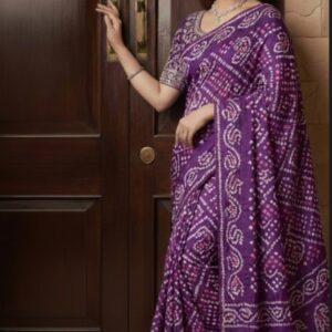 bandhni saree